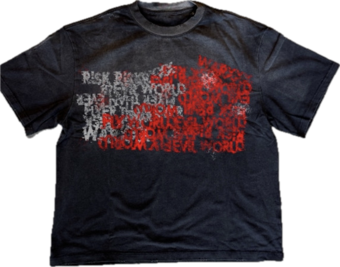Evil World “glitch” tee
