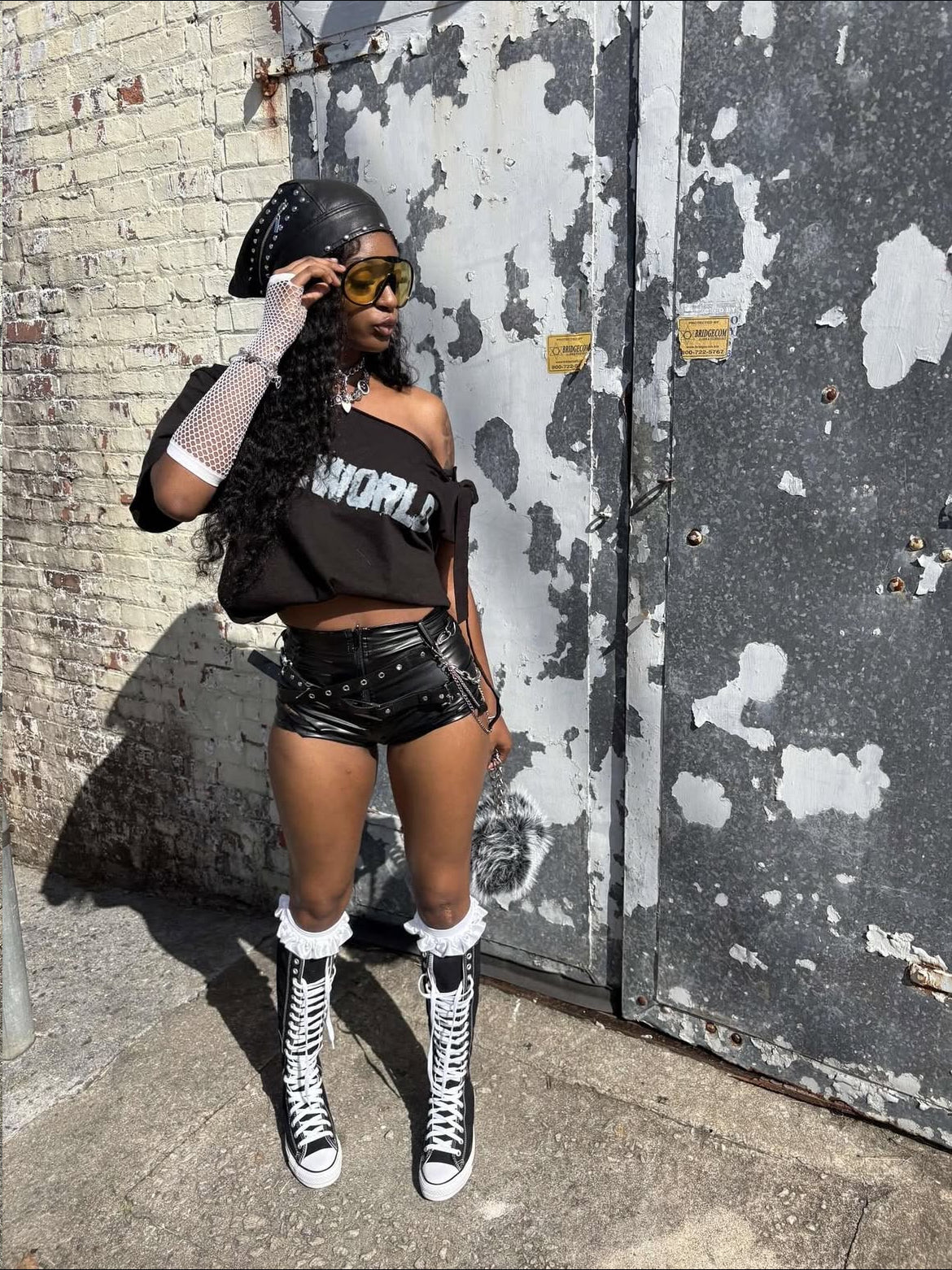 Black Evil World Tee